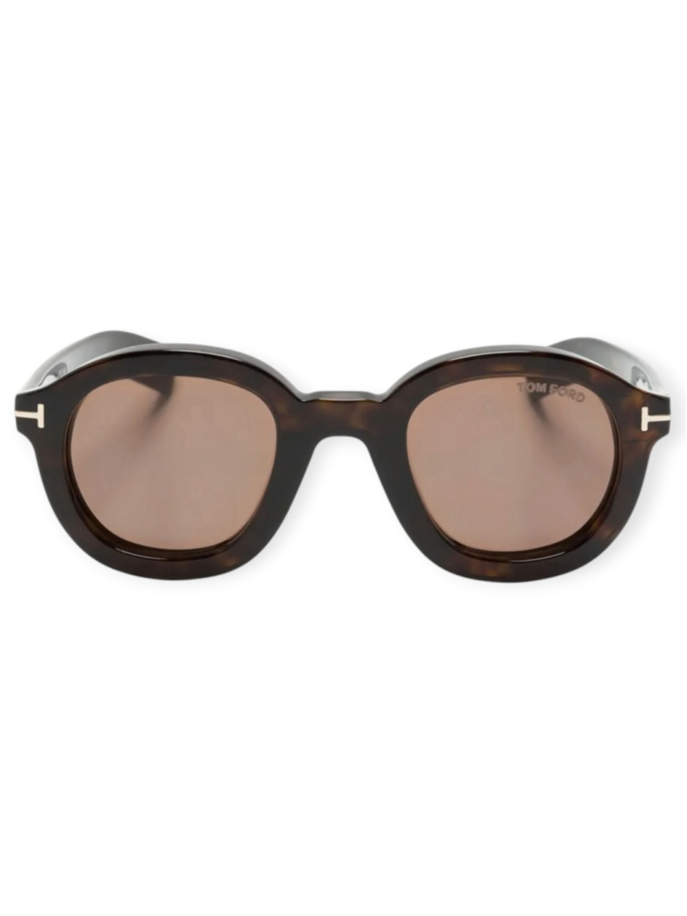 Tom Ford Raffa Sunglasses Round-Frame Tortoiseshell Acetate NWT with Case $520 - Picture 2 of 6